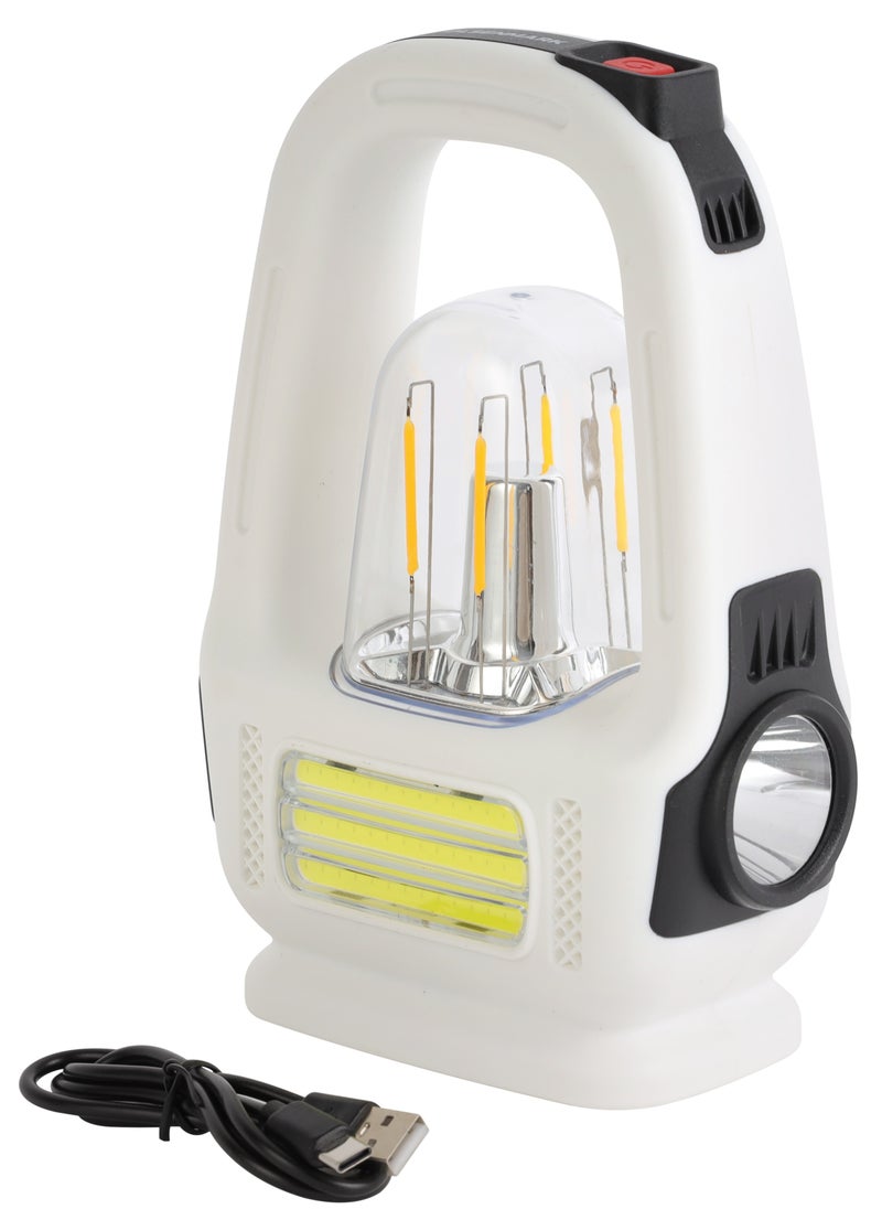 Olsenmark Olsenmark Rechargeable LED Tungsten Light with Solar- OME2841/ Long Operating Time 4 Hours, Multi-Functional Lighting, COB Technology, Portable and Light-Weight Design  - Image 1