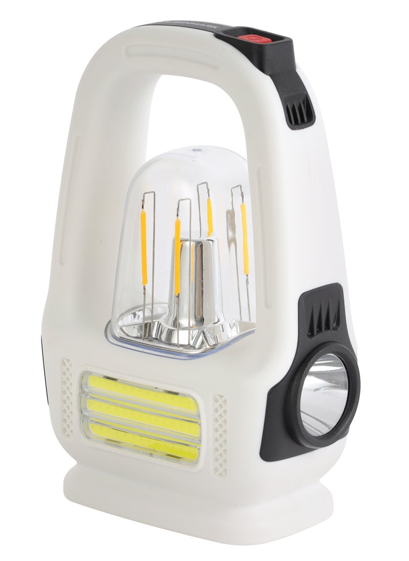 Olsenmark - Olsenmark Rechargeable LED Tungsten Light with Solar- OME2841/ Long Operating Time 4 Hours, Multi-Functional Lighting, COB Technology, Portable and Light-Weight Design - Image 1