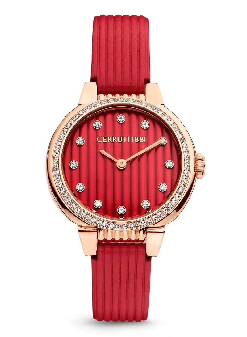 Watch for women with leather strap