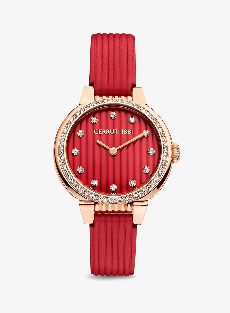 Watch for women with leather strap