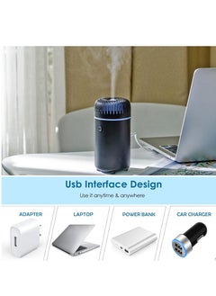 Necomi Car Diffuser Humidifier, Essential Oil Diffuser Usb Spray Mini Portable Diffuser For Car Home Office Bedroom  - Image 3