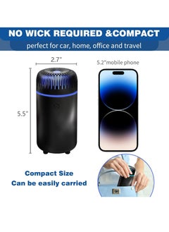 Necomi Car Diffuser Humidifier, Essential Oil Diffuser Usb Spray Mini Portable Diffuser For Car Home Office Bedroom  - Image 4