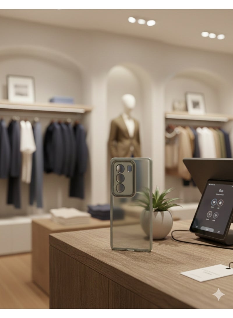 Grace Matte Translucent Shockproof Case with Camera Lens Protection - Protective cover For Infinix Hot 50 Pro plus - Image 3