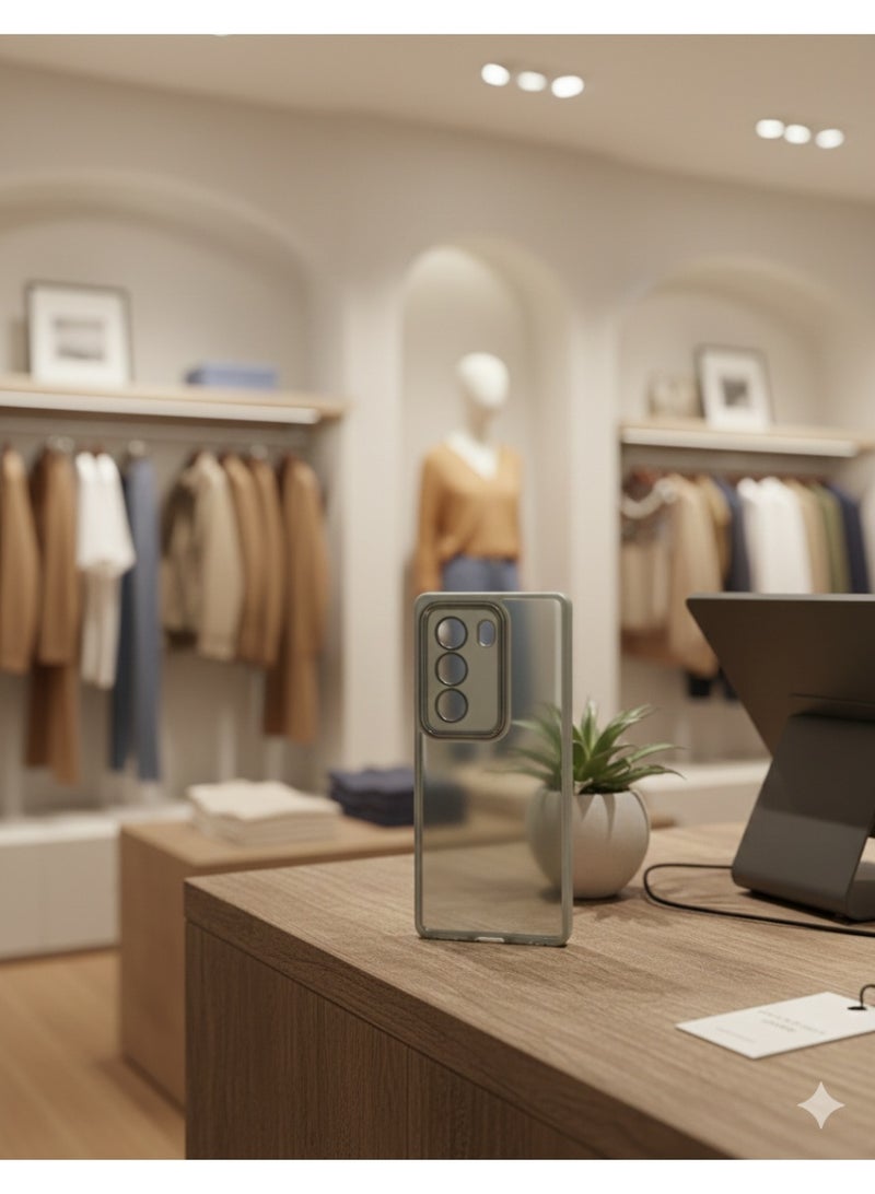 Grace Matte Translucent Shockproof Case with Camera Lens Protection - Protective cover For Infinix Hot 50 Pro plus - Image 4