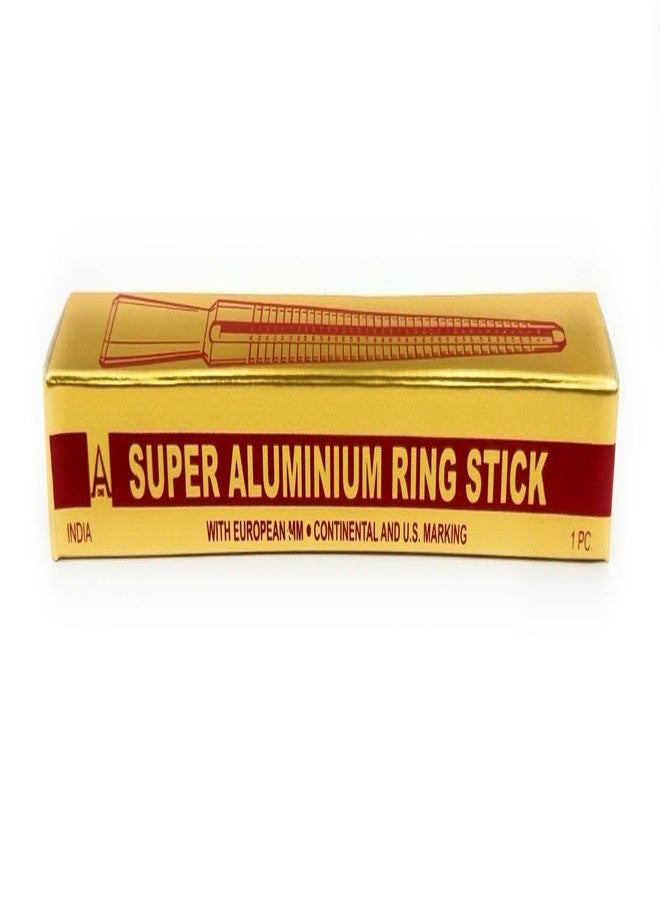 Aone Universal Ring Sizer Steel Gauge & Ring Stick Aluminium Set with International/Standard Markings for Measuring Finger Ring Sizes for Jewellery Making, Jewellery Repair & Hobby Crafts DIY - Image 4