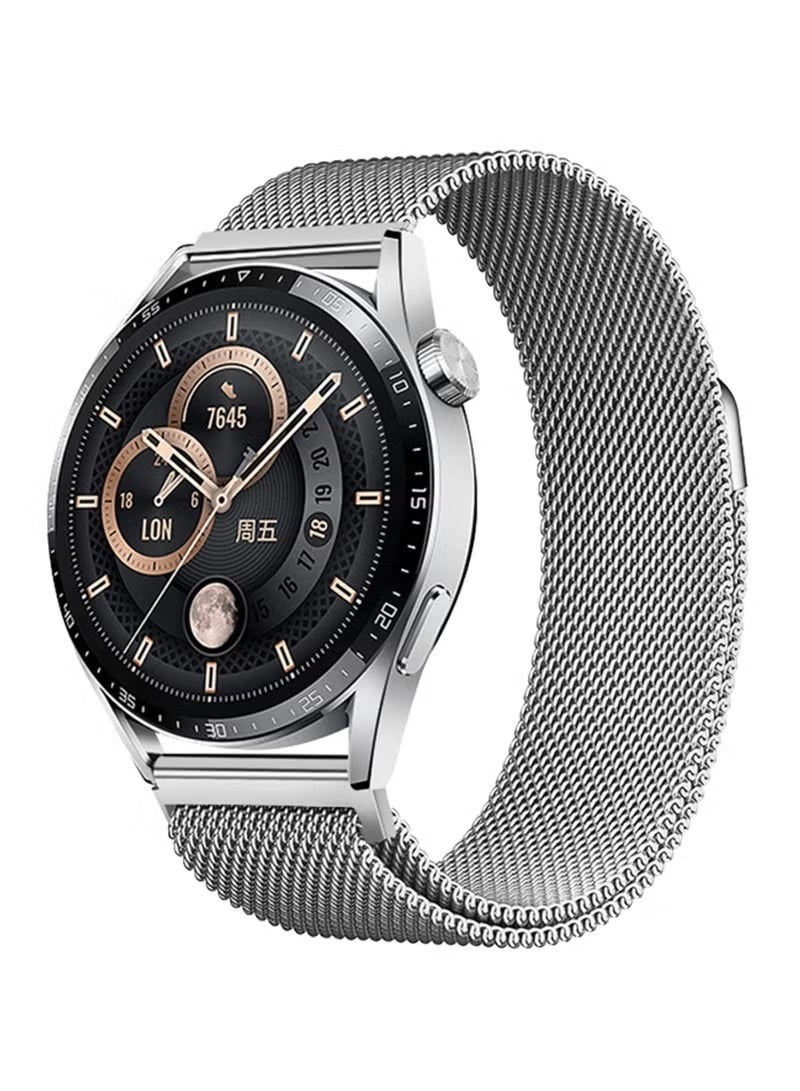 Milanese Bands Compatible with Huawei Watch GT6/GT5/UItimate2/UItimate 46MM,Business Style Strap for GT4/GT4Pro/GT3/GT3Pro/GT2Pro/GT2 46mm Magnetic Metal Strap 22MM - Image 1