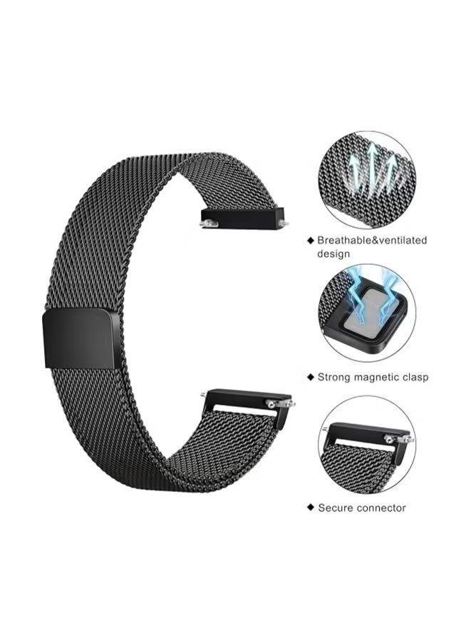 Milanese Bands Compatible with Huawei Watch GT6/GT5/UItimate2/UItimate 46MM,Business Style Strap for GT4/GT4Pro/GT3/GT3Pro/GT2Pro/GT2 46mm Magnetic Metal Strap 22MM - Image 2