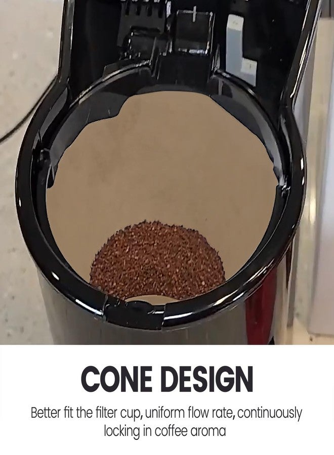 MIMORE Coffee Filters 2-120 PCS 2 Coffee Filters Cone for OXO Pour Over, Cuisinart 5 Cup - #2 Coffee Filter Compatible with Fellow Aiden 10-Cup Single Serve Basket - Image 2