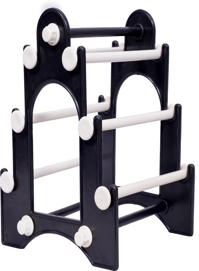 RSV Plastic Bangle Display Holder/Bangle Display Stand/Bangle Storage Organizer for Womens (White and Blue, White and Red, Pk2) - Image 1