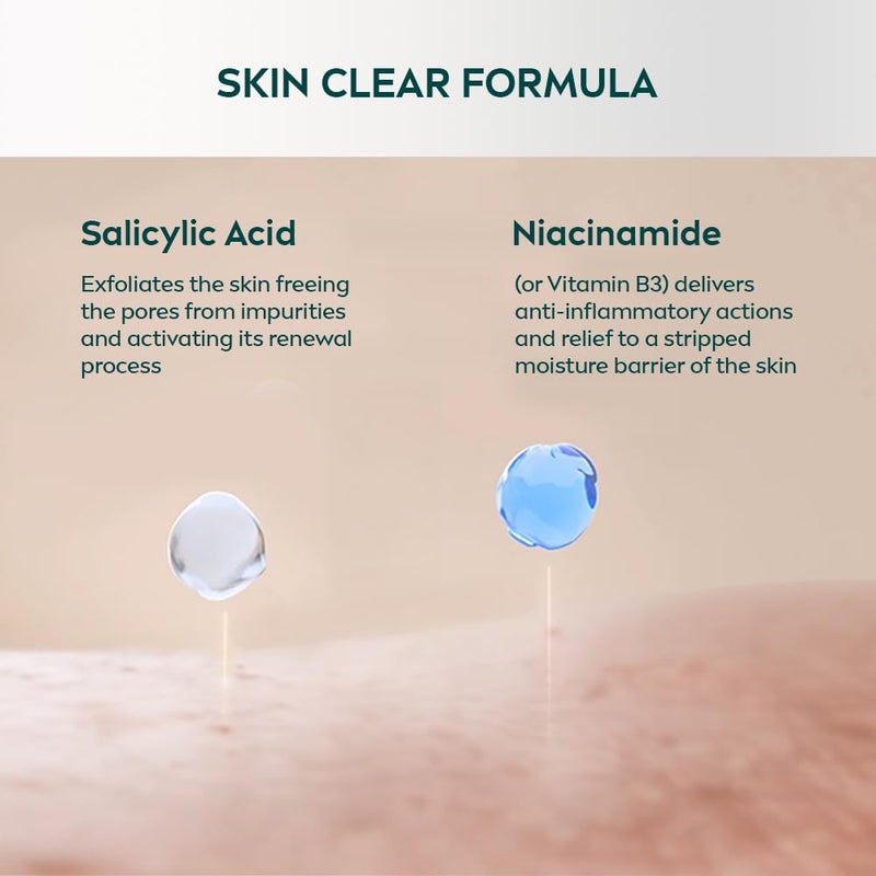Nivea NIVEA Derma Skin Clear Wash Gel 150ml Deep Cleansing Face Wash Gel Salicylic Acid Face Wash Enriched with Niacinamide to Cleanse Pores and Remove Impurities - Image 3