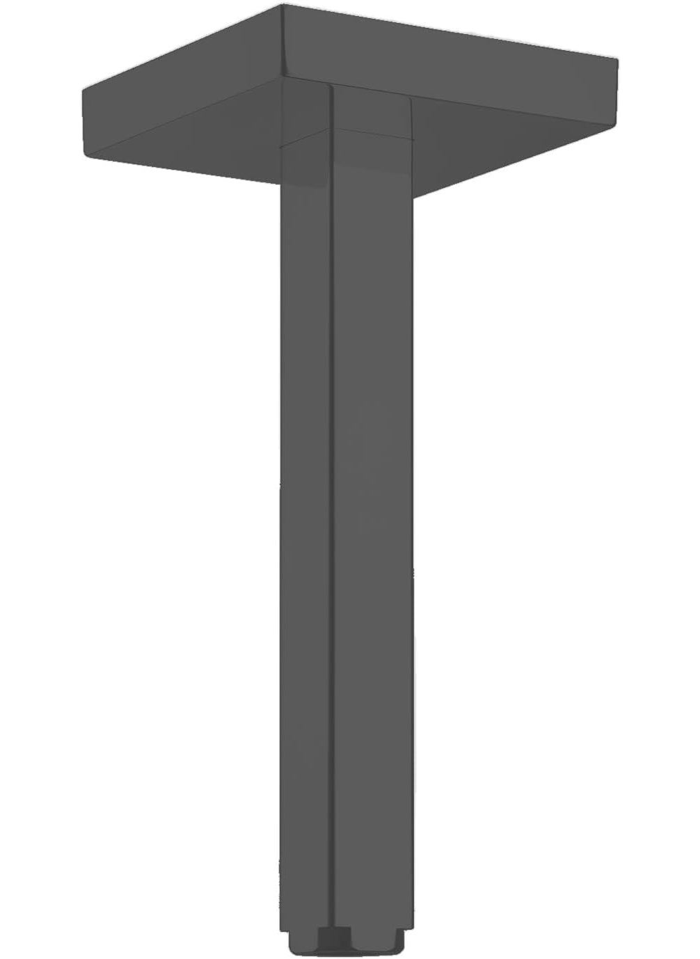 AXOR AXOR ShowerSolutions 5inch Modern Coordinating Polished Black Chrome for Ceiling Mount Showerhead 26414331 Showerarm 