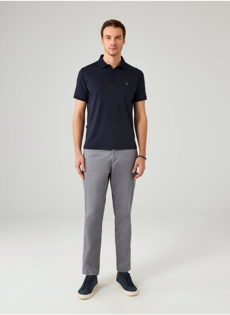 Theodore - The Neat Navy Polo - Image 1