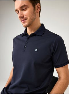 Theodore The Neat Navy Polo  - Image 4