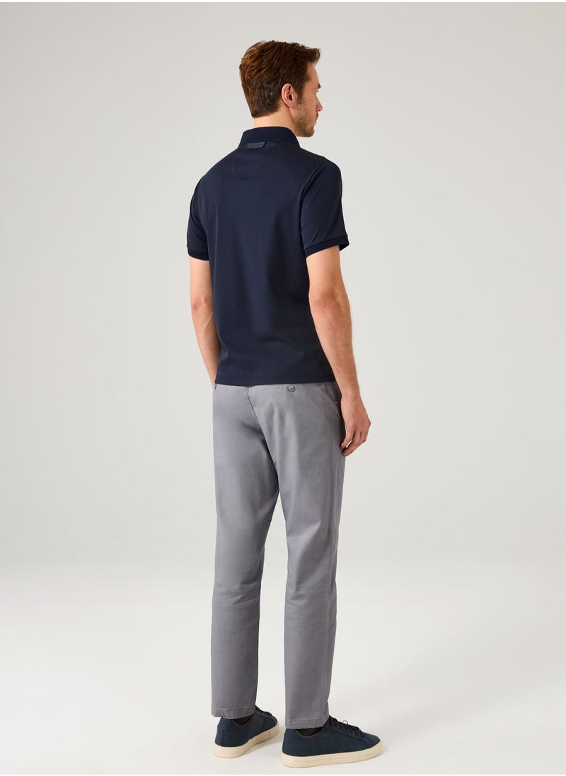 Theodore - The Neat Navy Polo - Image 1