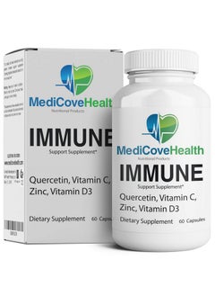 Ivory Caps Immune Support: Quercetin Vitamin C Zinc Vitamin D3  - Image 2
