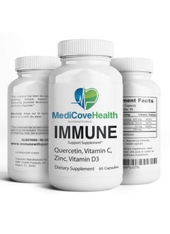 Ivory Caps Immune Support: Quercetin Vitamin C Zinc Vitamin D3  - Image 3