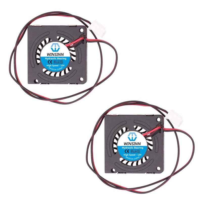 WINSINN 30mm Blower Fan 12V 3007 Hydraulic Bearing 30x7mm Turbine Turbo - High Speed (Pack of 2Pcs) - Image 5