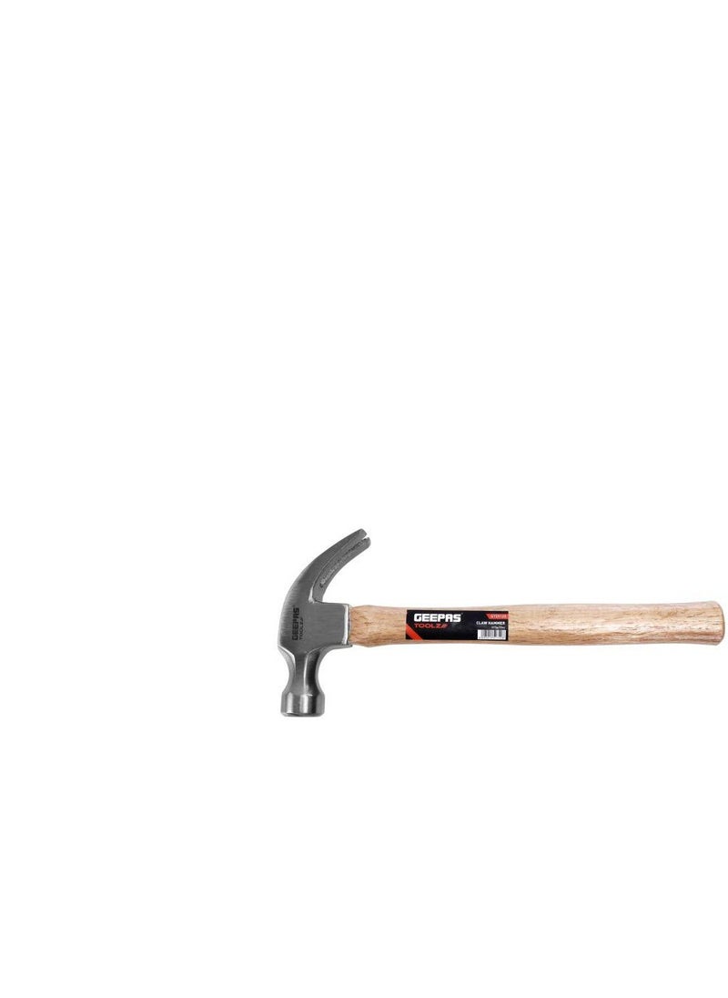 GEEPAS Geepas Claw Hammer Wooden Handle 