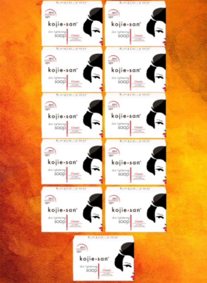 Kojie 11 Pieces Kojie San Skin Lightening Soap Classic 135g - Image 1