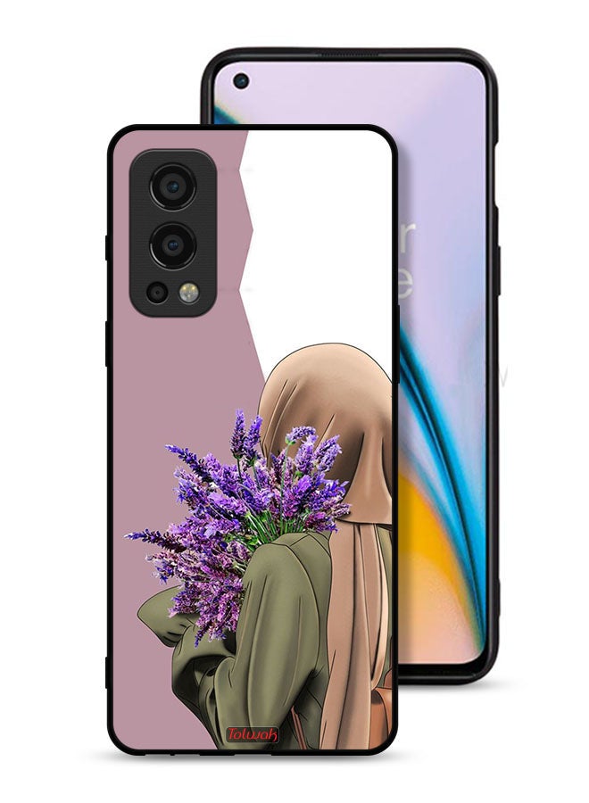 Tolwak OnePlus Nord 2 5G Protective Case Cover Holding Flower - Image 1
