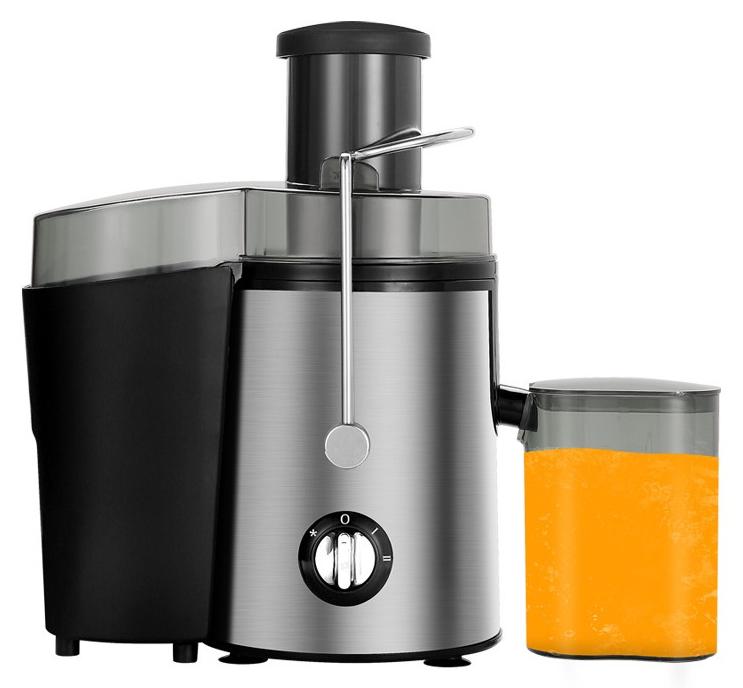 Juicer Machine, 800W Centrifugal Juicer Extractor with Feed Chute for Fruit Vegetable, Easy to Clean, Stainless Steel, BPA-free (Black) - Image 1