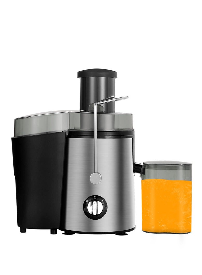 Juicer Machine, 800W Centrifugal Juicer Extractor with Feed Chute for Fruit Vegetable, Easy to Clean, Stainless Steel, BPA-free (Black)  - Image 1