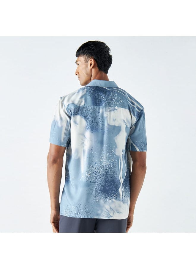 Iconic Iconic All-Over Print Shirt with Short Sleeves  - Image 3