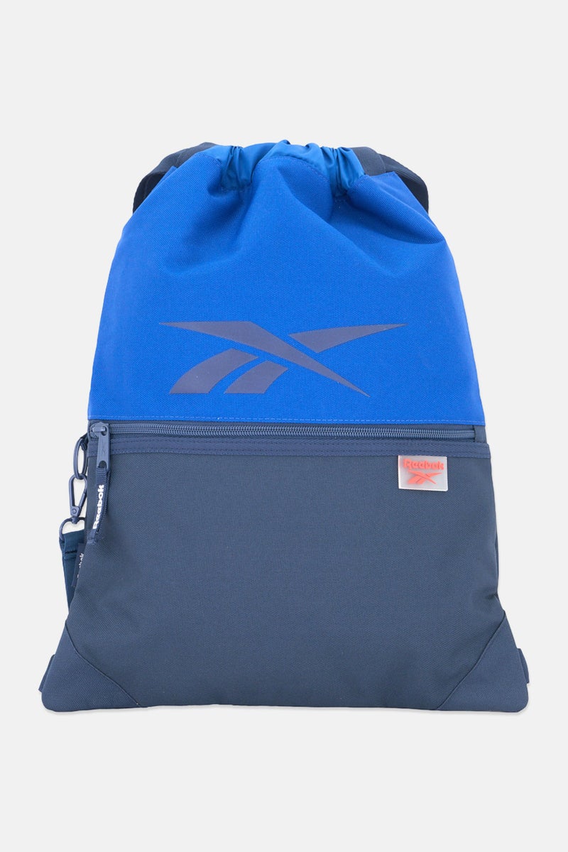 Reebok Men Brand Logo Adjustable Strap Sports Bag, Multicolor  - Image 1