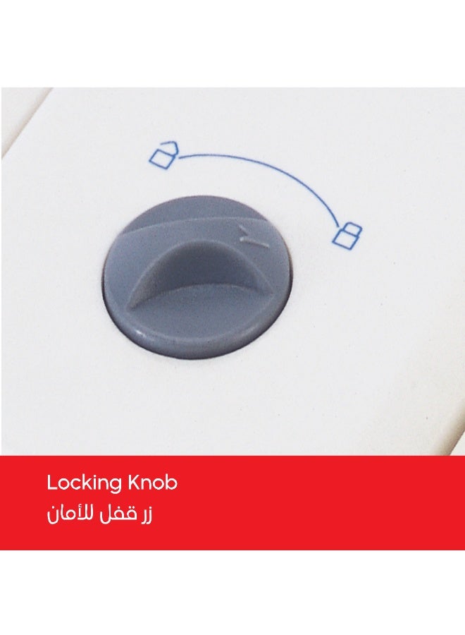 Electro General Steam Press Iron 32 Inch – 1600W Powerful Fabric Steam Press with 5 Adjustable Fabric Settings, Non-Stick Surface, 1L Water Tank, LED Heat Indicator, Safe & Easy Professional Iron – NI-SP32L - Image 3