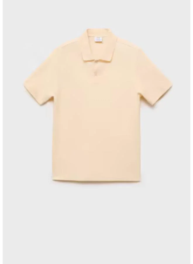 Mango Man Regular-Fit Cotton Pique Polo