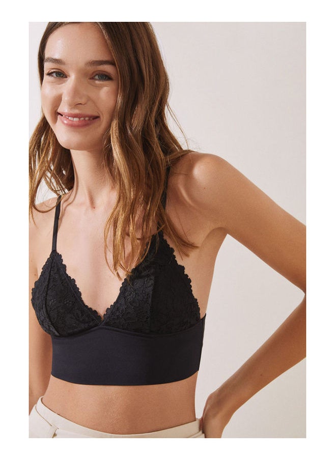 women'secret - Lace triangle bralette bra - Image 1