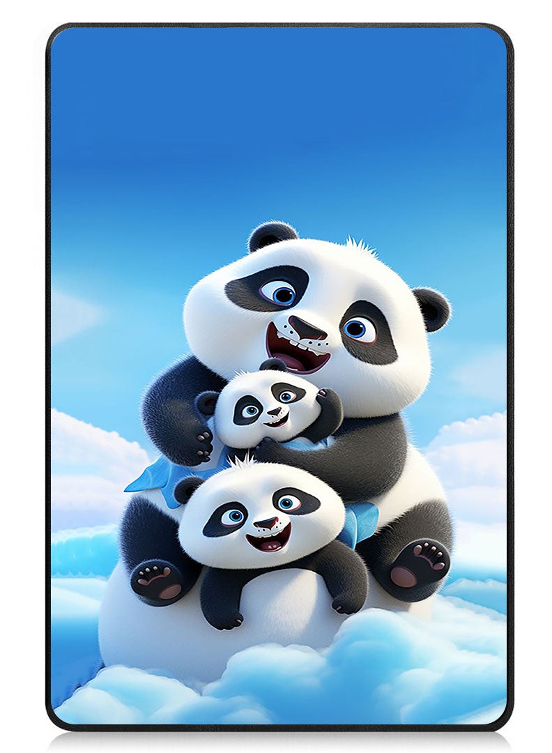 Theodor Protective Flip Case For Huawei MatePad SE 11 (2024) With Trifold Stand Auto Wake Sleep Shockproof Cover Panda 2 - Image 1