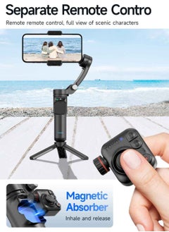 TOKQI TOKQI M02 3-Axis Handheld Gimbal Phone Selfie Tripod Anti Shake Stabilizer Detachable Remote Custom For IOS Android Smartphone  - Image 3