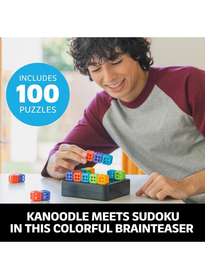 Educational Insights Kanoodle® SudoQube™ - 3D Brain Teaser Puzzle, Pocket Sudoku Game, Color Puzzles & Handheld Board Games for Travel, Gifts for Sudoku Lovers Including Kids, Teens & Adults Ages 7+ - Image 2