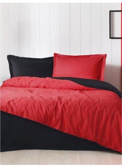 özdilek Colormix Red Black Single Duvet Cover Set  - Image 1