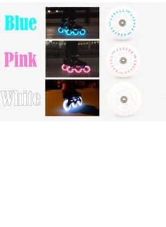SPORT Inline Skates Wheels with LED Lights 3pcs different Colors 110mm,90A with Bearing  - Image 1