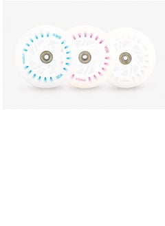 SPORT Inline Skates Wheels with LED Lights 3pcs different Colors 110mm,90A with Bearing  - Image 2