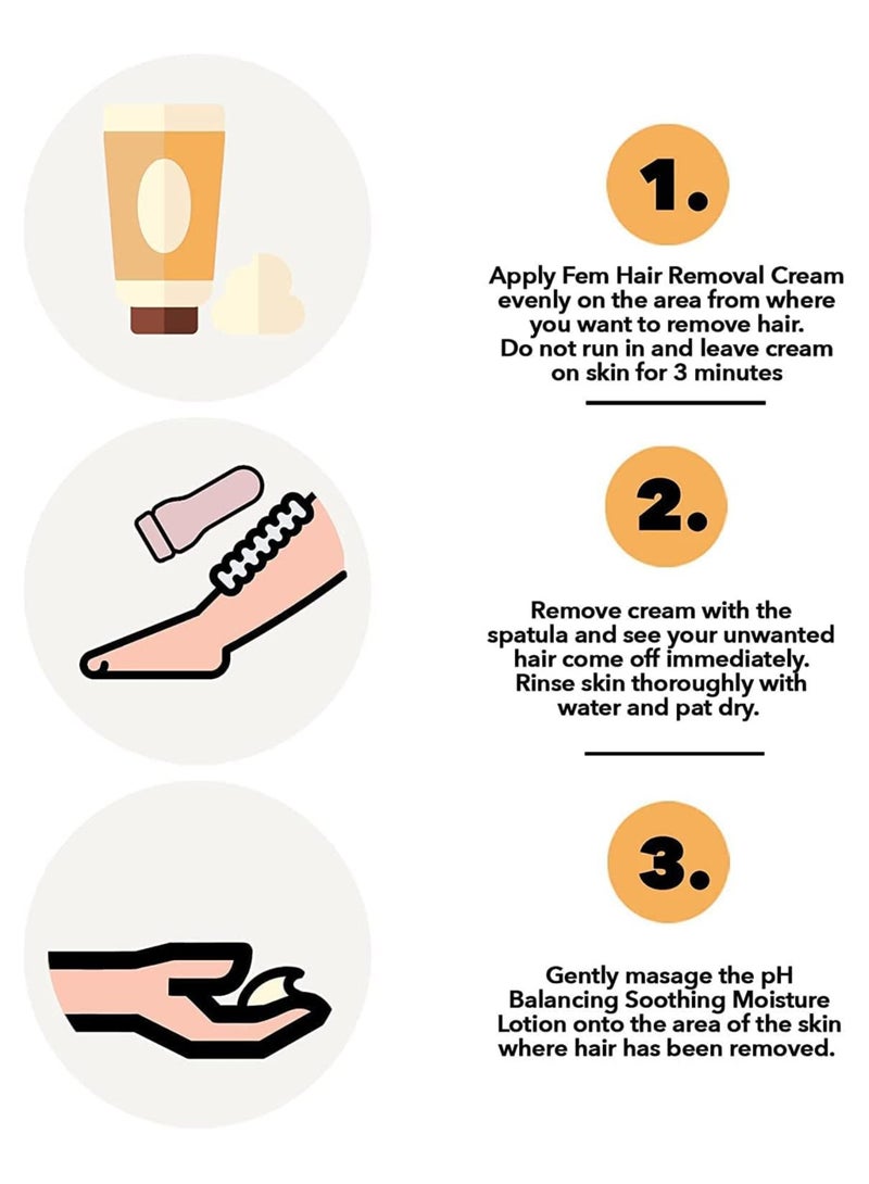 فيم كريم إزالة الشعر المهدئ للبشرة مع الصندل 120 غ - Image 5