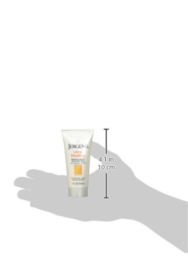 Jergens Ultra Healing Lotion, Hand and Body, Dry Skin Travel Size Moisturizer, for Absorption into Extra Dry Skin, Use After Washing Hands, 1 Ounce, with HYDRALUCENCE blend, Vitamins C, E, B5 - Image 3