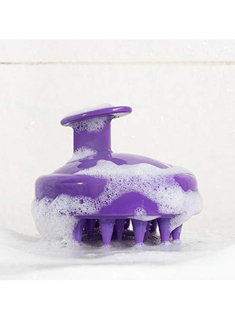 Scalp Massager Brush - Shampoo Brush with Soft Silicone Bristles to Promote Hair Growth and Reduce Dandruff - Flexible Silicone Comb Gently Cleanse Scalp and Stimulate Circulation (Random Color) - Image 5