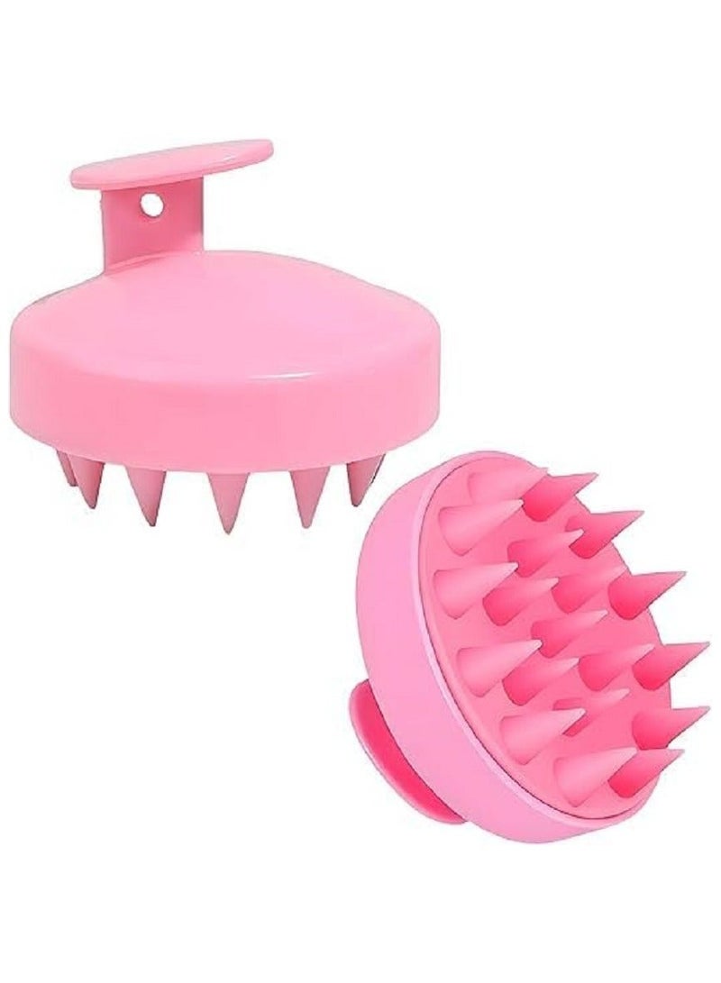 Scalp Massager Brush - Shampoo Brush with Soft Silicone Bristles to Promote Hair Growth and Reduce Dandruff - Flexible Silicone Comb Gently Cleanse Scalp and Stimulate Circulation (Random Color) - Image 1