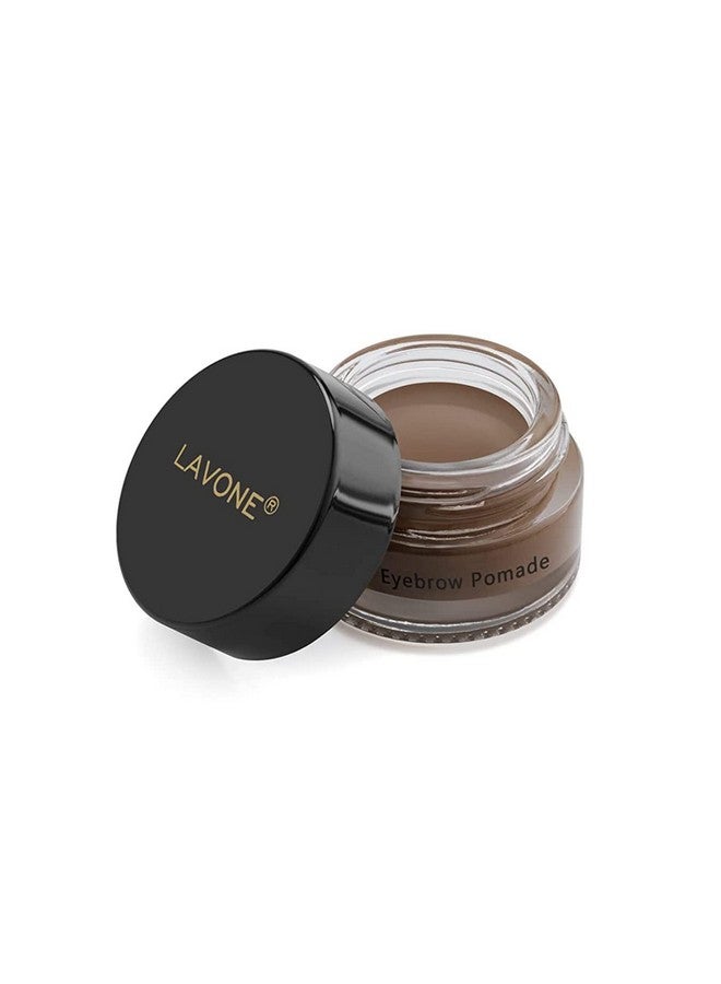 LAVONE Eyebrow Pomade Waterproof Brow Pomade For Long Lasting Resultssmudge Proof And Sweat Resistant Formulanatural Eyebrow Makeup For All Skin Types And Tones Dark Brown - Image 1