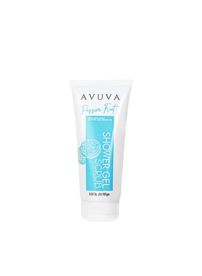 Avuva Passion Fruit Shower Gel Scrub 185GM