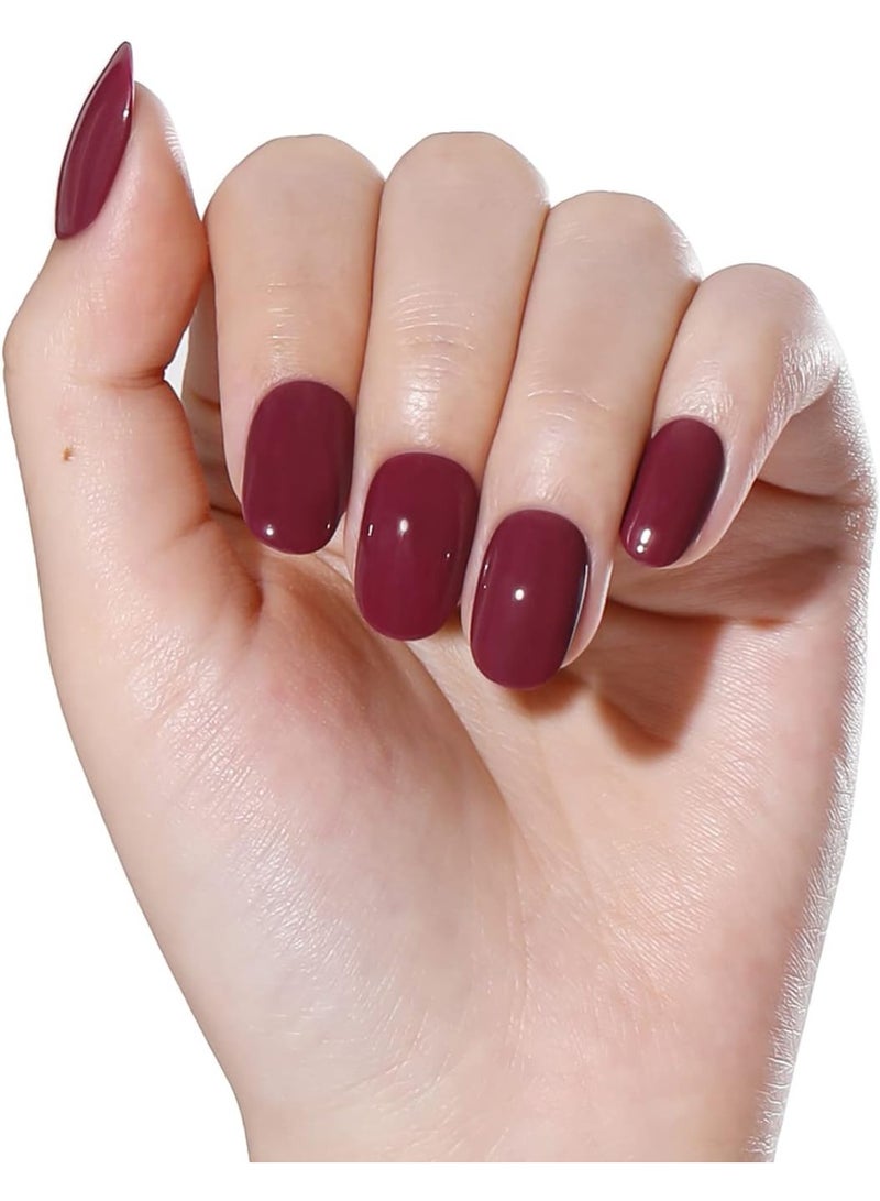 Bluesky Gel Nail Polish Vienna Mini FW01 Burgundy Red Long Lasting Chip Resistant 5 ml Requires Drying Under UV LED Lamp - Image 3