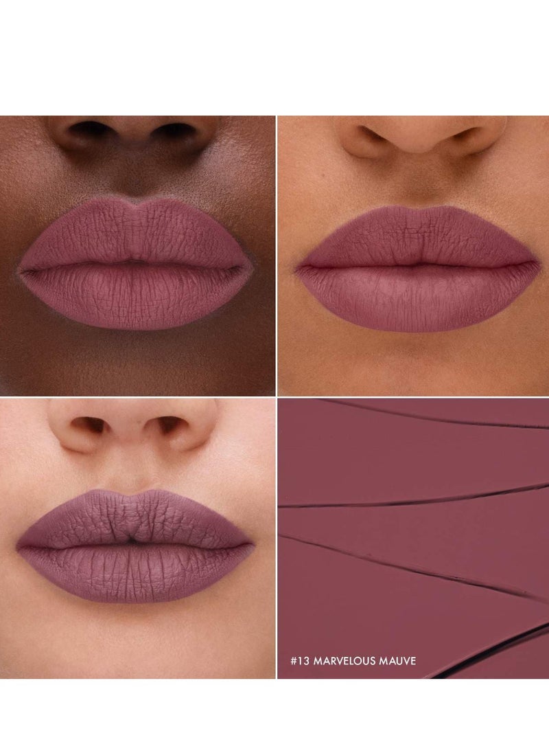 SEPHORA SEPHORA COLLECTION Cream Lip Stain 10HR Liquid Lipstick - 13 Marvelous Mauve, 5ml  - Image 2