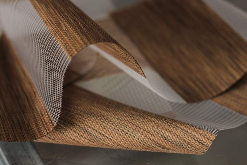 ZEBRA BLINDS Polyresin Curtain, 115 X 130, Brown - Image 2