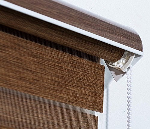ZEBRA BLINDS Polyresin Curtain, 115 X 130, Brown - Image 4