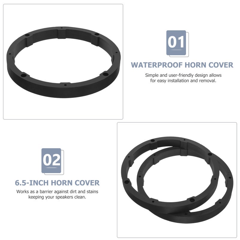 Universal PVC Spacer Rings for Car Speakers, Improving Sound with Durable Design - Image 3