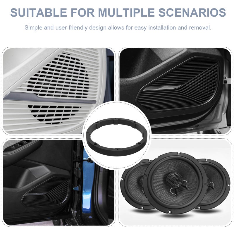 Universal PVC Spacer Rings for Car Speakers, Improving Sound with Durable Design - Image 5