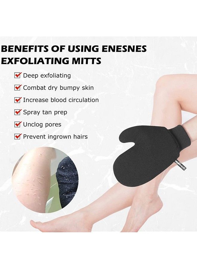 Droposale Bath Gloves Spa Massage Body Scrubber Cleaner Gloves Exfoliating Body & Face ;; Dead Skin Remover Deep Scrubbing Exfoliating Mitt Body Glove. (Thumb Exfoliating Gloves)  - Image 5